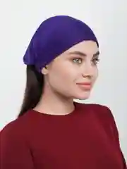 Фиолетовый бандана на голову на резинке