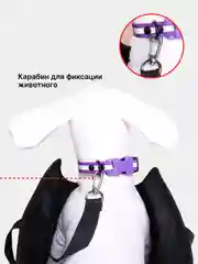Темно-синий сумка-переноска для собак и кошек, с отверстием для головы