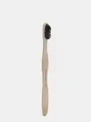 Зубная щетка для взрослых HUMBLE BRUSH из бамбука, черная, мягкая щетина
