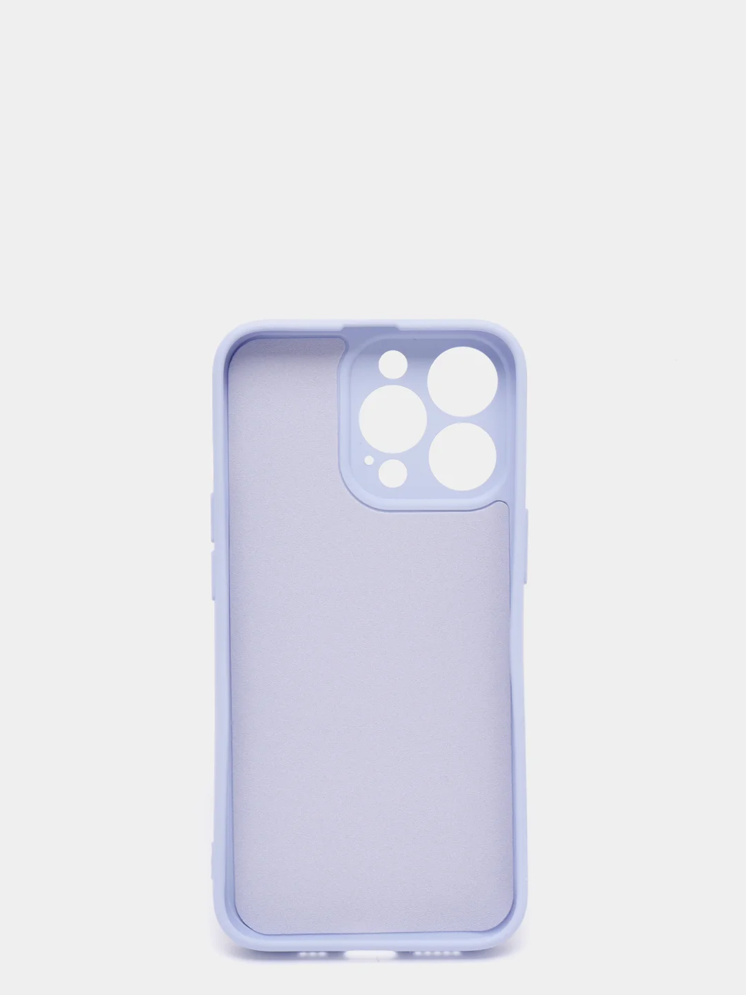Сиреневый чехол iPhone 13 Pro Max, силиконовый на айфон про макс