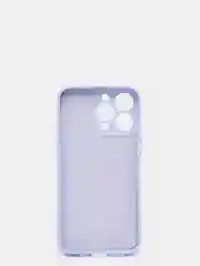 Сиреневый чехол iPhone 13 Pro Max, силиконовый на айфон про макс