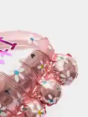 Розовый фольгированный шар ножка малыша