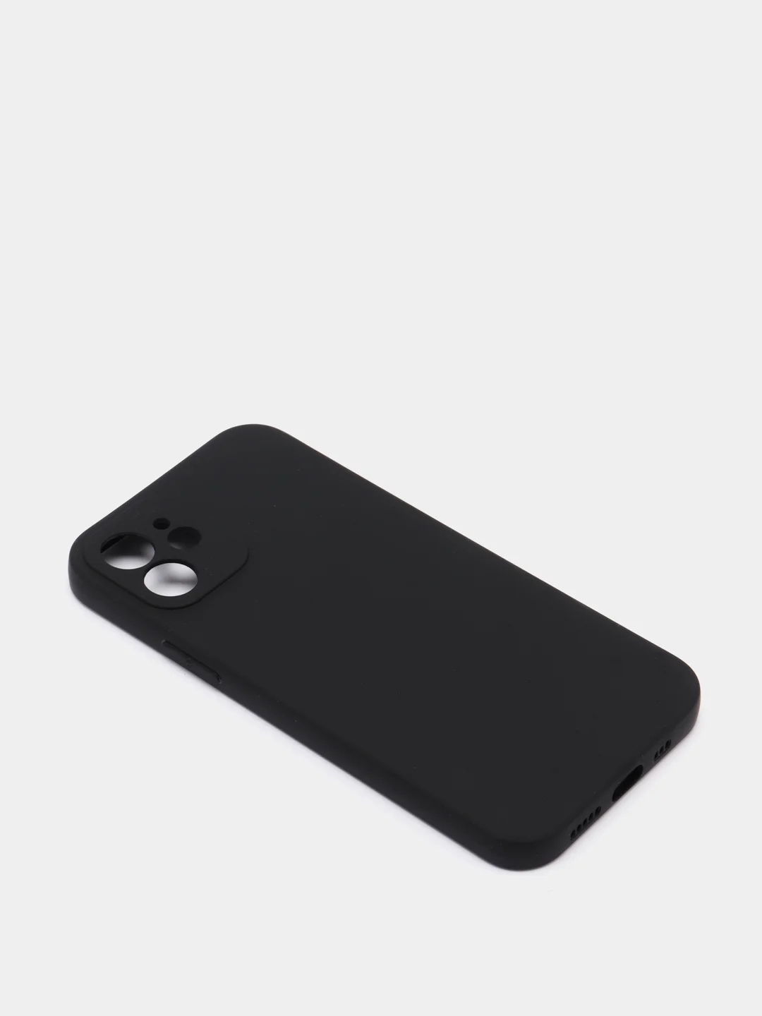Черный чехол для iPhone 11, 13, 13 Pro, 13 Pro Max, 12, 12 Pro, 12 Pro Max, силикон