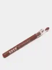 Бордовый карандаш для губ матовый с точилкой