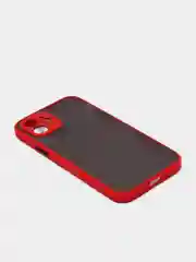Красный чехол iPhone 12 матовый