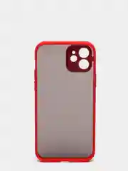 Красный чехол iPhone 12 матовый