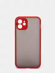 Красный чехол iPhone 12 матовый