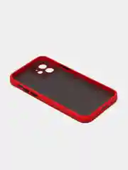 Красный чехол iPhone 12 матовый