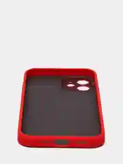 Красный чехол iPhone 12 матовый
