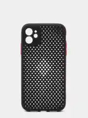 Черный чехол с защитой камеры на iPhone XS, XR, XSMAX, 11 PRO MAX, 12 PRO, 12 PROMAX