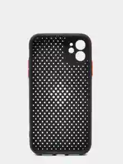 Черный чехол с защитой камеры на iPhone XS, XR, XSMAX, 11 PRO MAX, 12 PRO, 12 PROMAX
