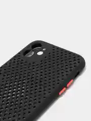 Черный чехол с защитой камеры на iPhone XS, XR, XSMAX, 11 PRO MAX, 12 PRO, 12 PROMAX