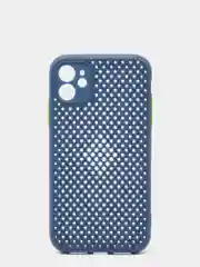 Синий чехол с защитой камеры на iPhone XS, XR, XSMAX, 11 PRO MAX, 12 PRO, 12 PROMAX
