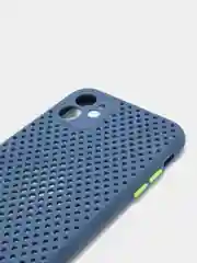 Синий чехол с защитой камеры на iPhone XS, XR, XSMAX, 11 PRO MAX, 12 PRO, 12 PROMAX