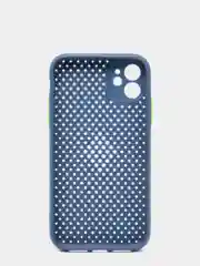 Синий чехол с защитой камеры на iPhone XS, XR, XSMAX, 11 PRO MAX, 12 PRO, 12 PROMAX