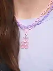 Ожерелье с подвеской "Мишка"