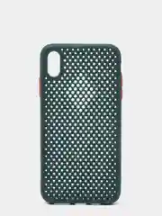 Тёмно-зелёный чехол на iPhone / Айфон / XS, XR, XSMAX, 11 PRO, 11, Pro Max, 12 Pro, 12 Pro Max
