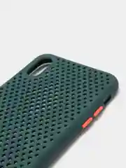 Тёмно-зелёный чехол на iPhone / Айфон / XS, XR, XSMAX, 11 PRO, 11, Pro Max, 12 Pro, 12 Pro Max
