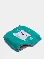 Бирюзовый рукавички на санки, коляски