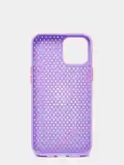 Фиолетовый чехол на iPhone / Айфон / XS, XR, XSMAX, 11 PRO, 11, Pro Max, 12 Pro, 12 Pro Max
