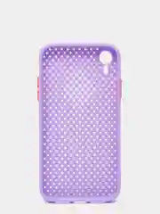 Фиолетовый чехол с защитой камеры на iPhone XS, XR, XSMAX, 11 PRO MAX, 12 PRO, 12 PROMAX