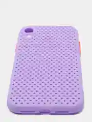 Фиолетовый чехол с защитой камеры на iPhone XS, XR, XSMAX, 11 PRO MAX, 12 PRO, 12 PROMAX
