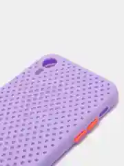 Фиолетовый чехол с защитой камеры на iPhone XS, XR, XSMAX, 11 PRO MAX, 12 PRO, 12 PROMAX