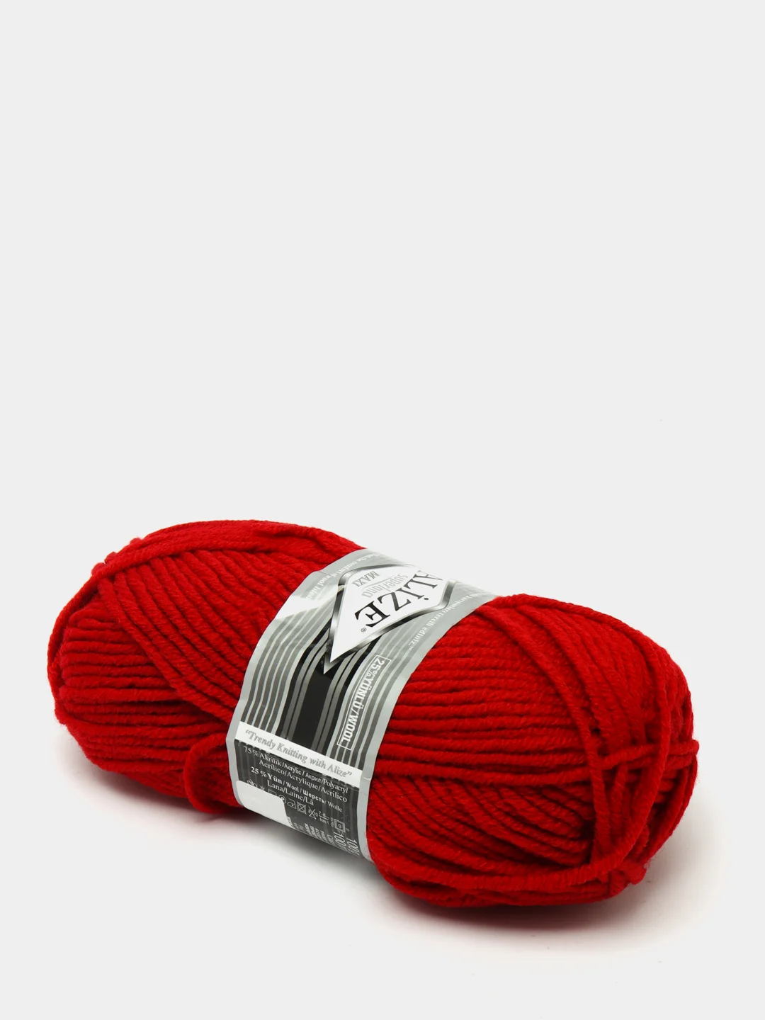 Красный пряжа для вязания Alize Superlana Maxi (Ализе Суперлана Макси)