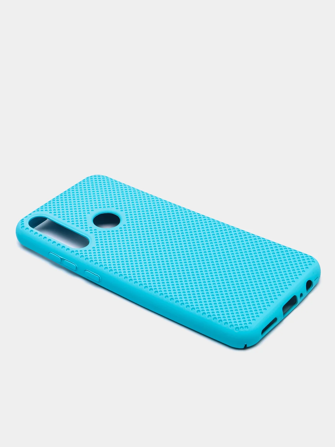 Лазурный чехол Накладка "Soft-touch" с перфорацией для Honor 9C/9A/Y6P/P40 Lite/Y8P/9S/Y5P