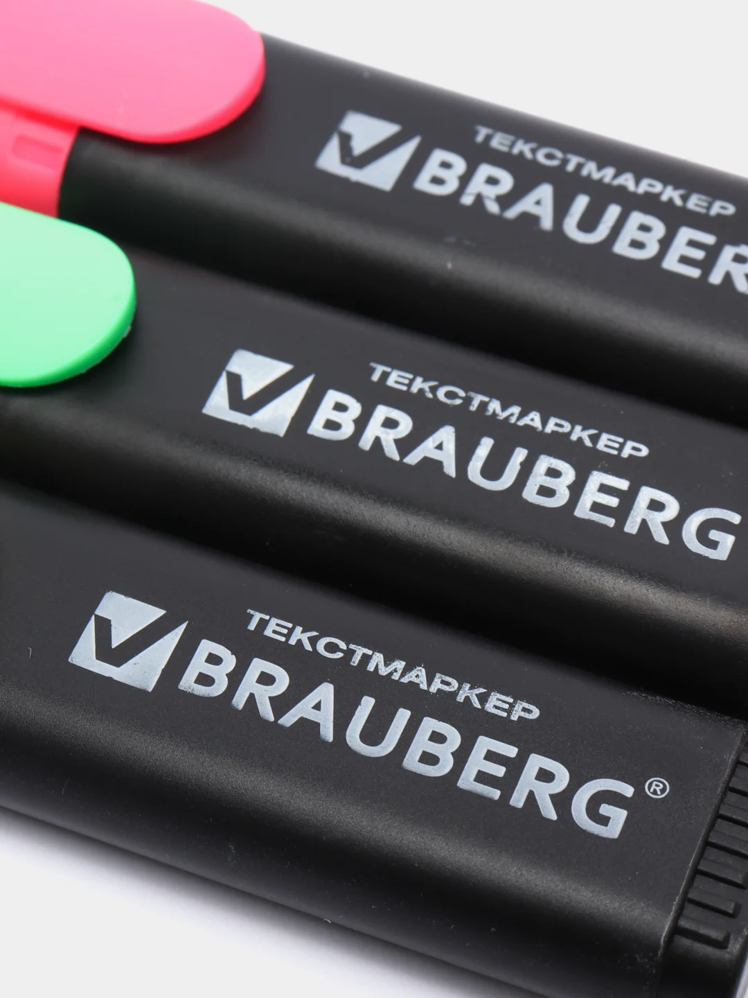 Набор текстовыделителей BRAUBERG 3 шт., АССОРТИ, "Contract", линия 1-5 мм, 150395