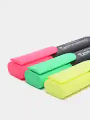 Набор текстовыделителей BRAUBERG 3 шт., АССОРТИ, "Contract", линия 1-5 мм, 150395