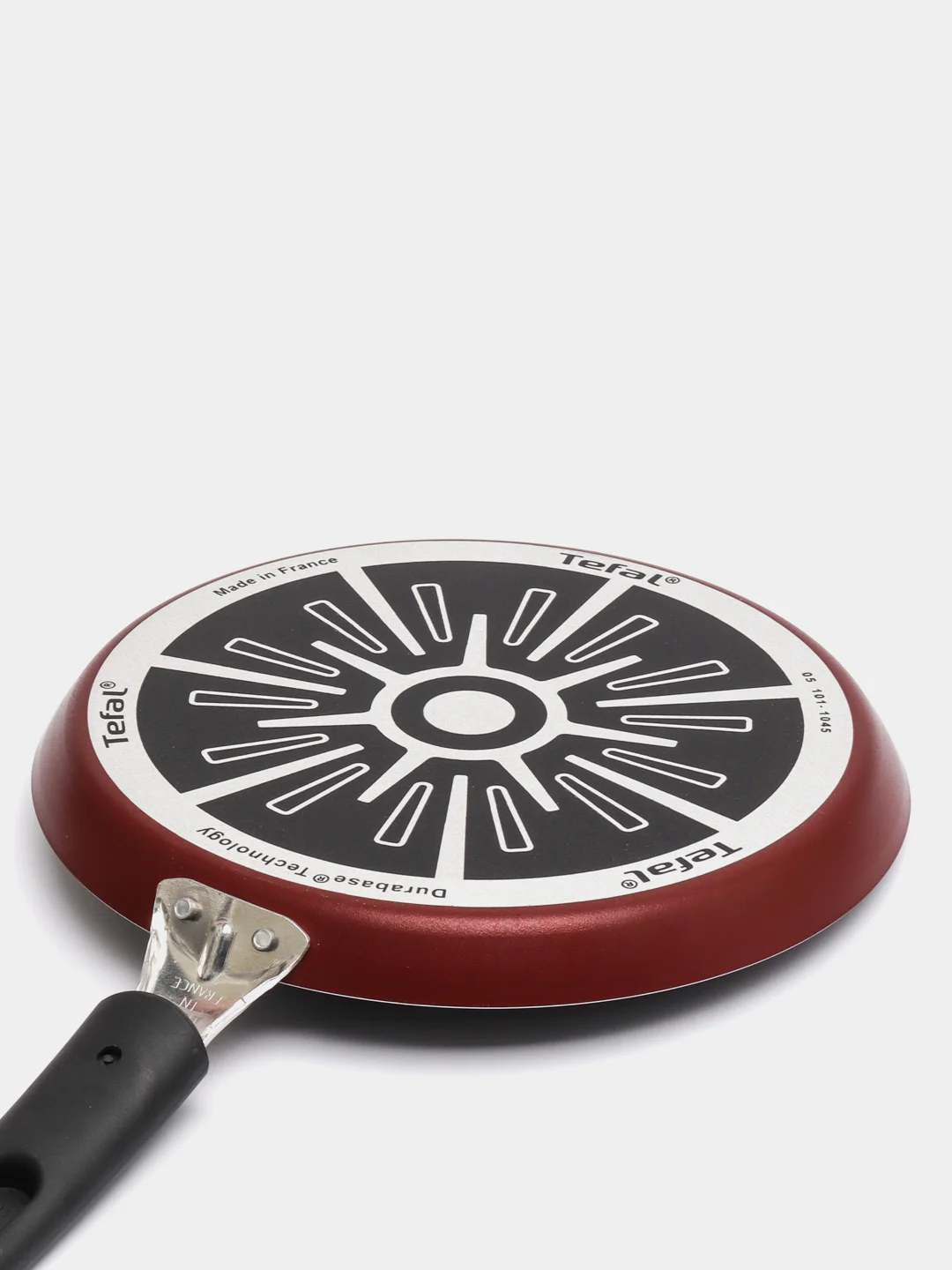 Бордовый сковорода TEFAL, блинная, без крышки, литой алюминий, антипригарное покрытие, 10 видов
