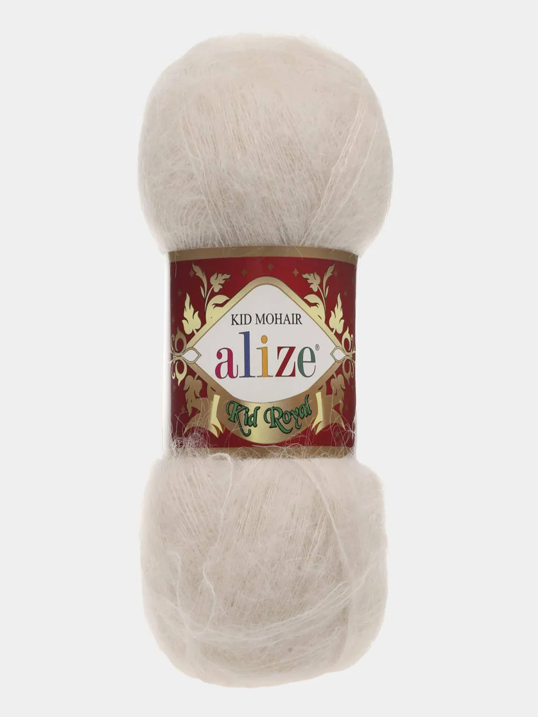 Серый меланж пряжа Alize Kid Royal Mohair 50г/500м 1шт