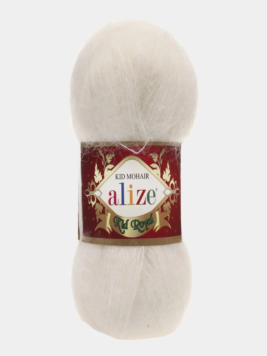 Серый меланж пряжа Alize Kid Royal Mohair 50г/500м 1шт