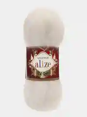 Серый меланж пряжа Alize Kid Royal Mohair 50г/500м 1шт
