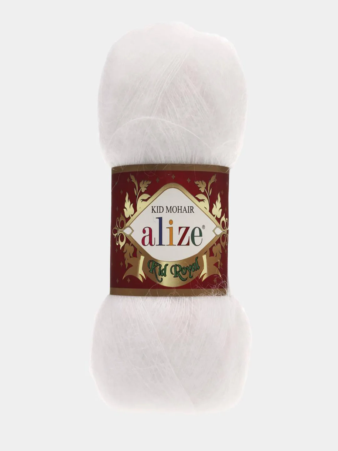 Серый меланж пряжа Alize Kid Royal Mohair 50г/500м 1шт