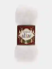 Серый меланж пряжа Alize Kid Royal Mohair 50г/500м 1шт