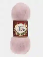 Серый меланж пряжа Alize Kid Royal Mohair 50г/500м 1шт