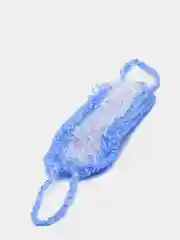 Мочалка вязаная с крючком
