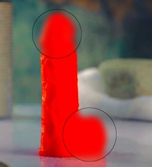 Мыло фигурное 18+ в форме члена  12 см