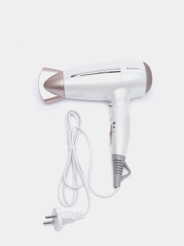 Фен Sakura SA-4042W, 2000-2200 Вт, 3 температуры нагрева, 2 скорости