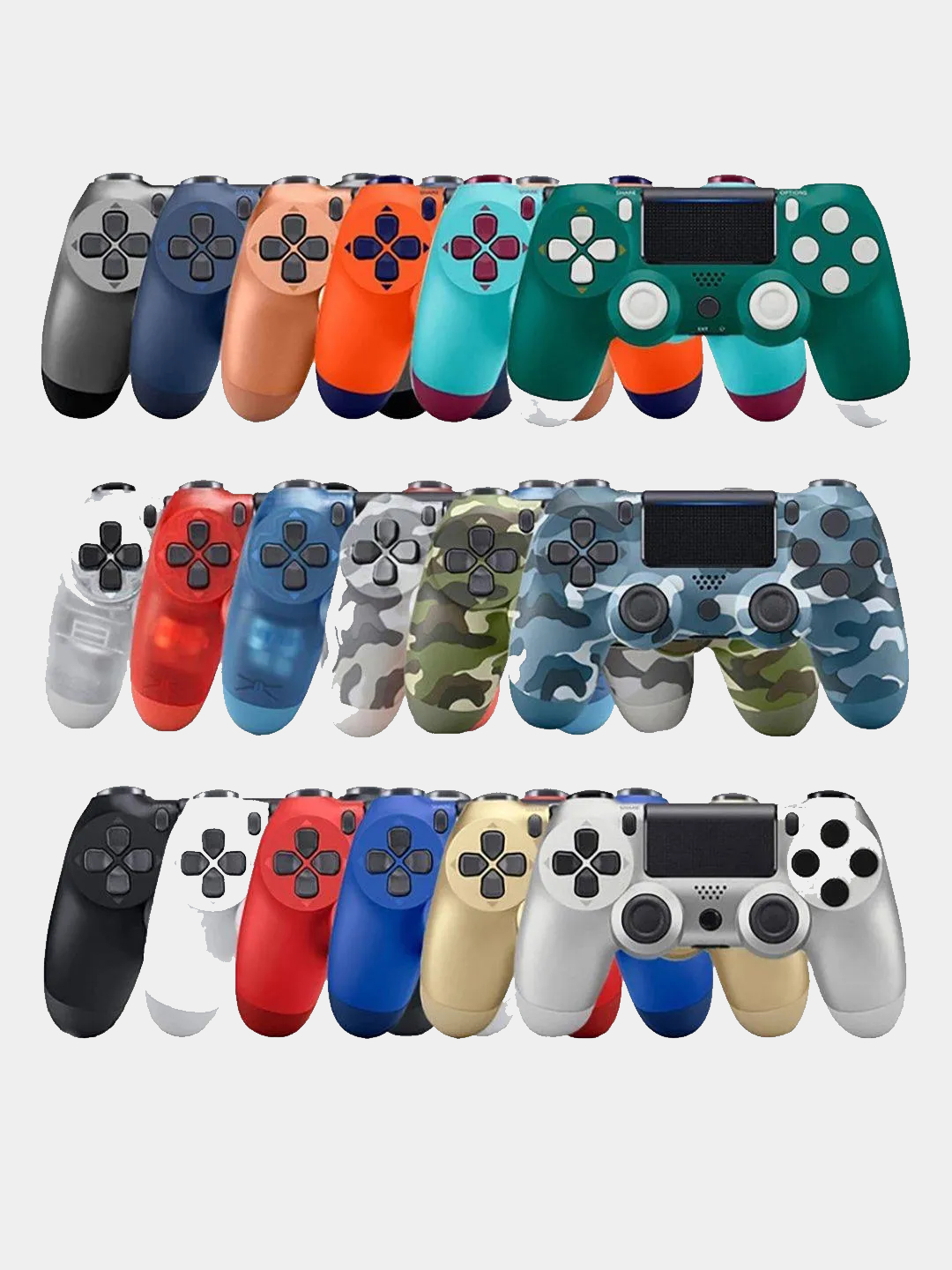 Геймпад джойстик для PS4,телефона,ПК (DualShock 4 v2, Sony Play Station 4)  беспроводной купить по цене 1599 ₽ в интернет-магазине Магнит Маркет