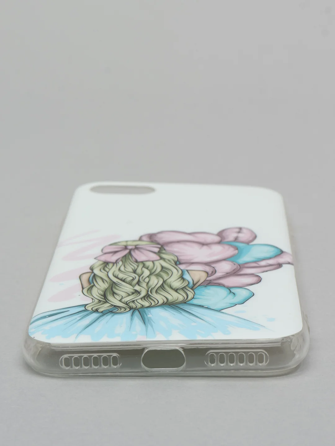 Пастельно-коралловый чехол Apple iPhone 7 / 8 / SE 2020, 5 / 5s / SE 2016, 7 Plus / 8+ силиконовый с рисунком