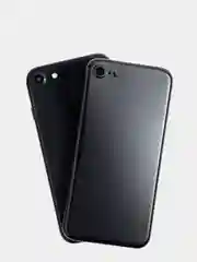 Силиконовый чехол на iPhone 6s 6sPlus 7 8 7Plus 8Plus X Xs Xr XsMax (черный)