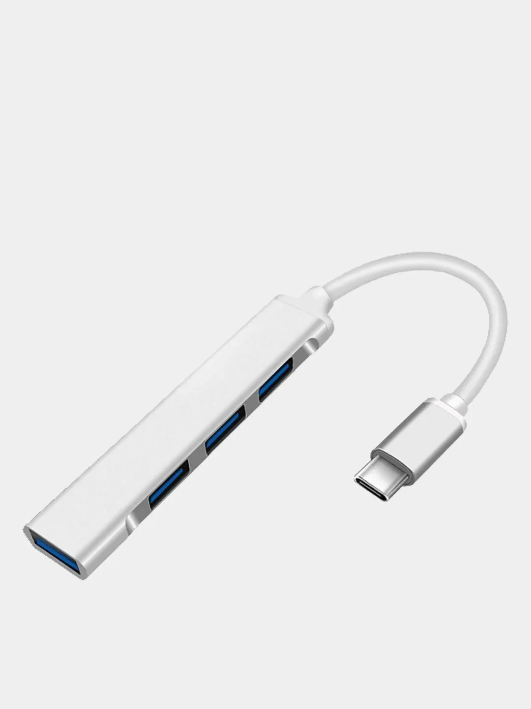 Белый переходник USB Type-C на USB, USB 3.0 Хаб 5 в 1, hdmi 4k Hub 6 в 1 для iMac и Macbook, OTG