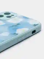 Бирюзовый чехол iPhone 11 с принтом