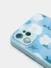 Бирюзовый чехол iPhone 11 с принтом
