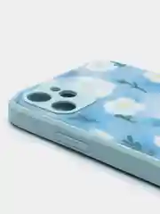 Бирюзовый чехол iPhone 11 с принтом