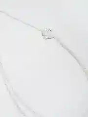 Серебряный цепочка на шею с подвеской / Ожерелье