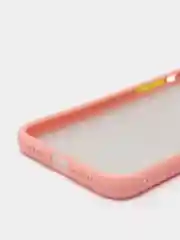 Коралловый меланж чехол с защитой камеры iPhone 13/13 pro/13 mini/11/12, 12 promax, XR, 7, 8, se2